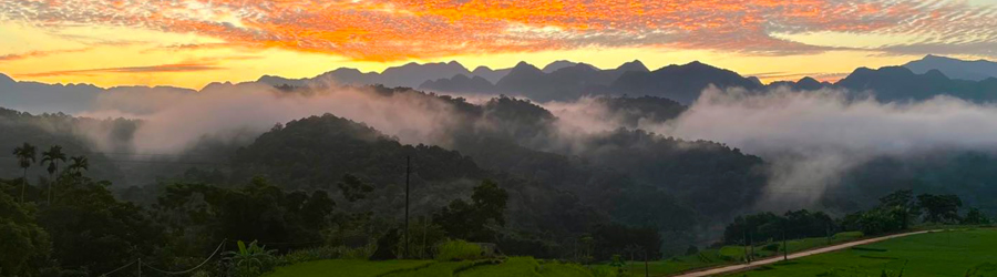 Landscapes in Pu Luong, Vietnam